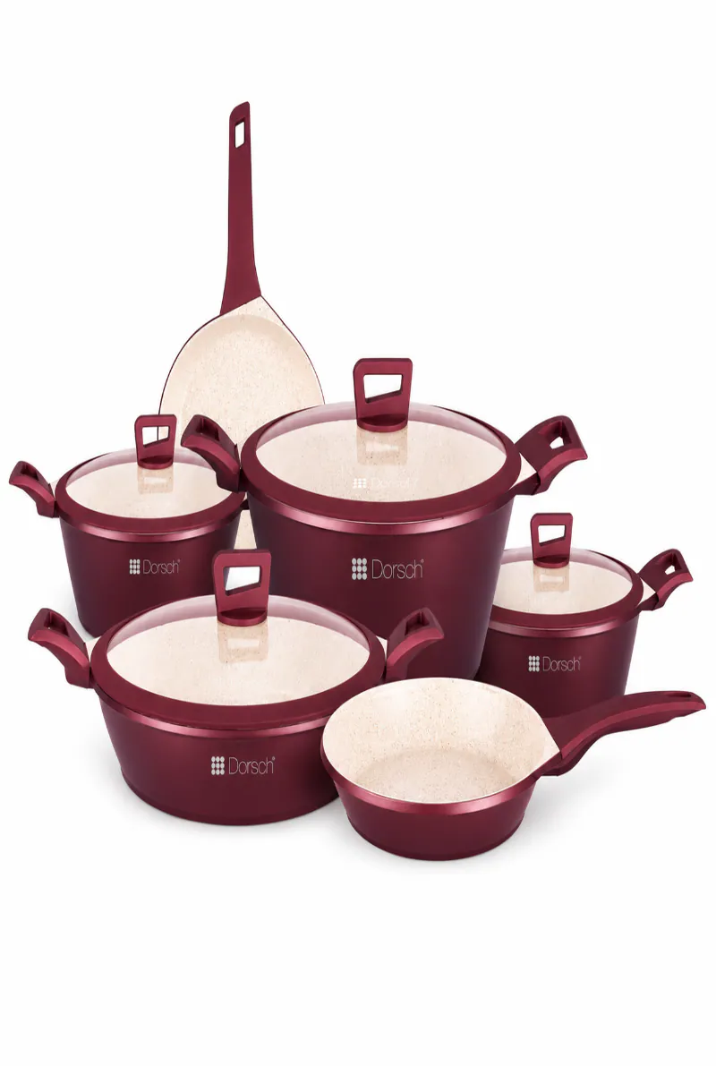 Dorsch Ceramic Premium Cookware Set – 6 pcs