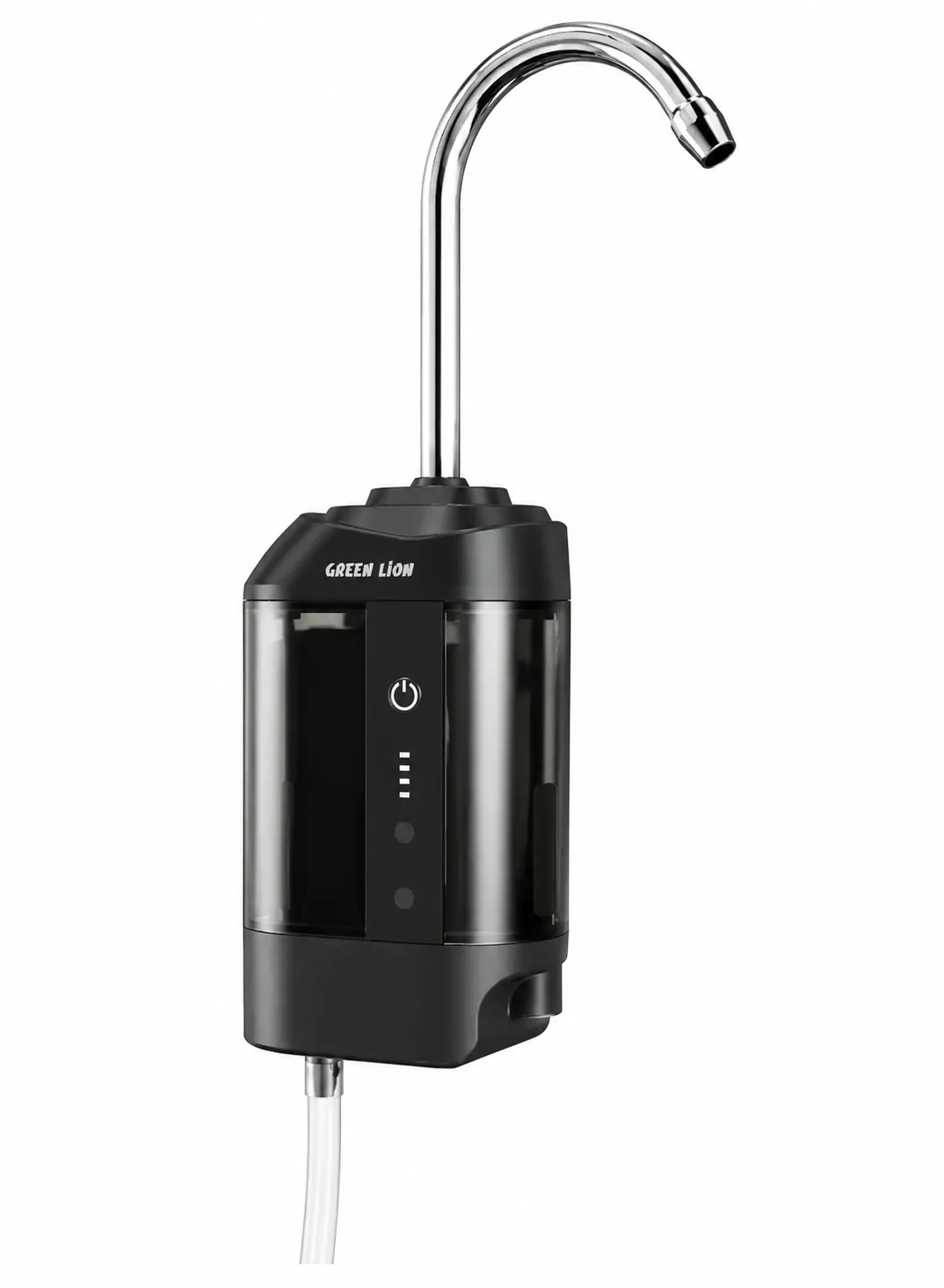 Green Lion Smart Water Pump with Oxygenation Mode, IR Sensor & Adjustable Tripod – Black