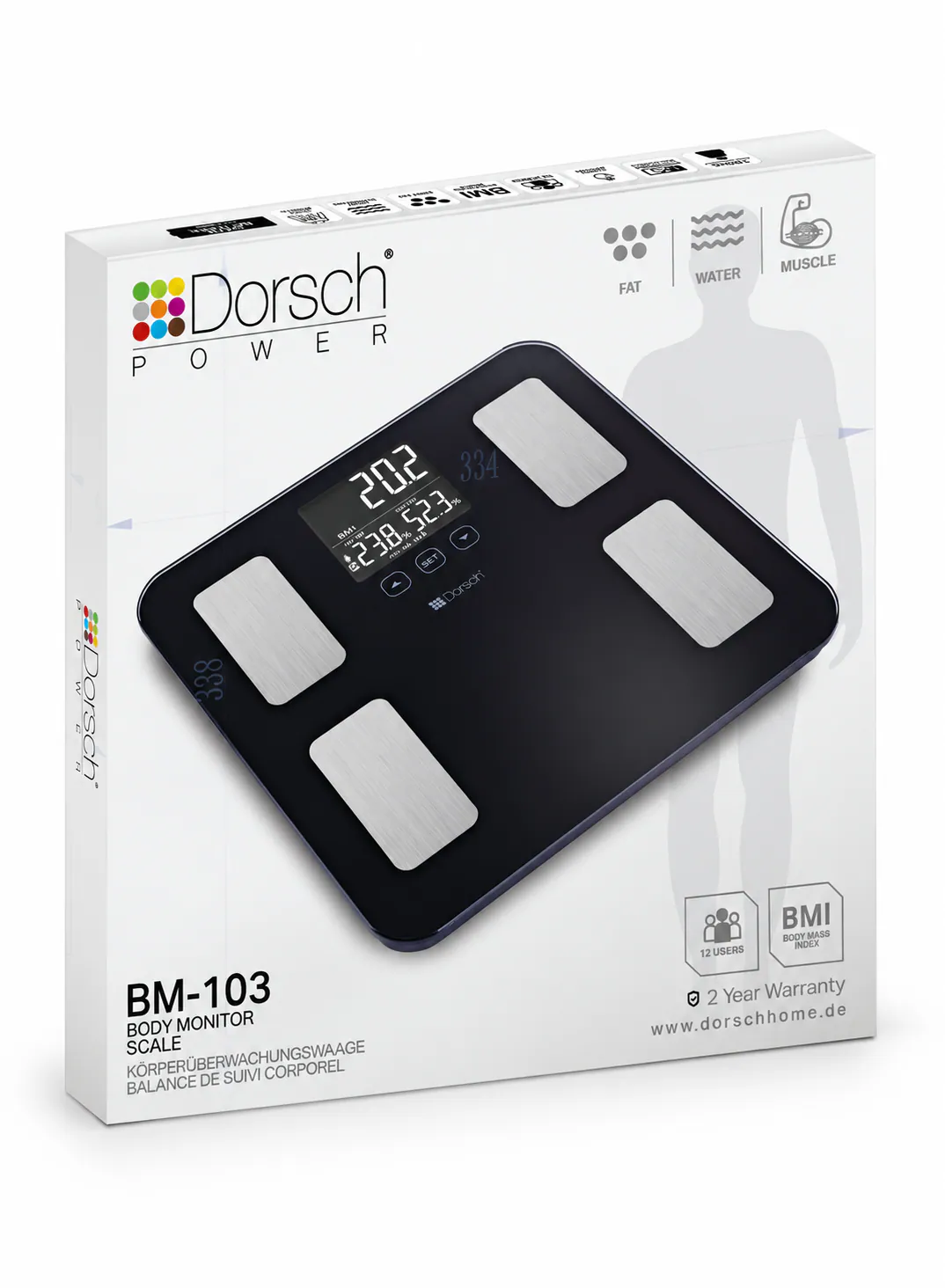 Dorsch Body Monitor Scale 3