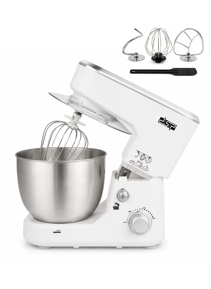 DSP KM3030 Professional 3-in-1 Stand Mixer 1000W – 5L Stainless Steel Bowl Mixer with 10+ Speed Control 2