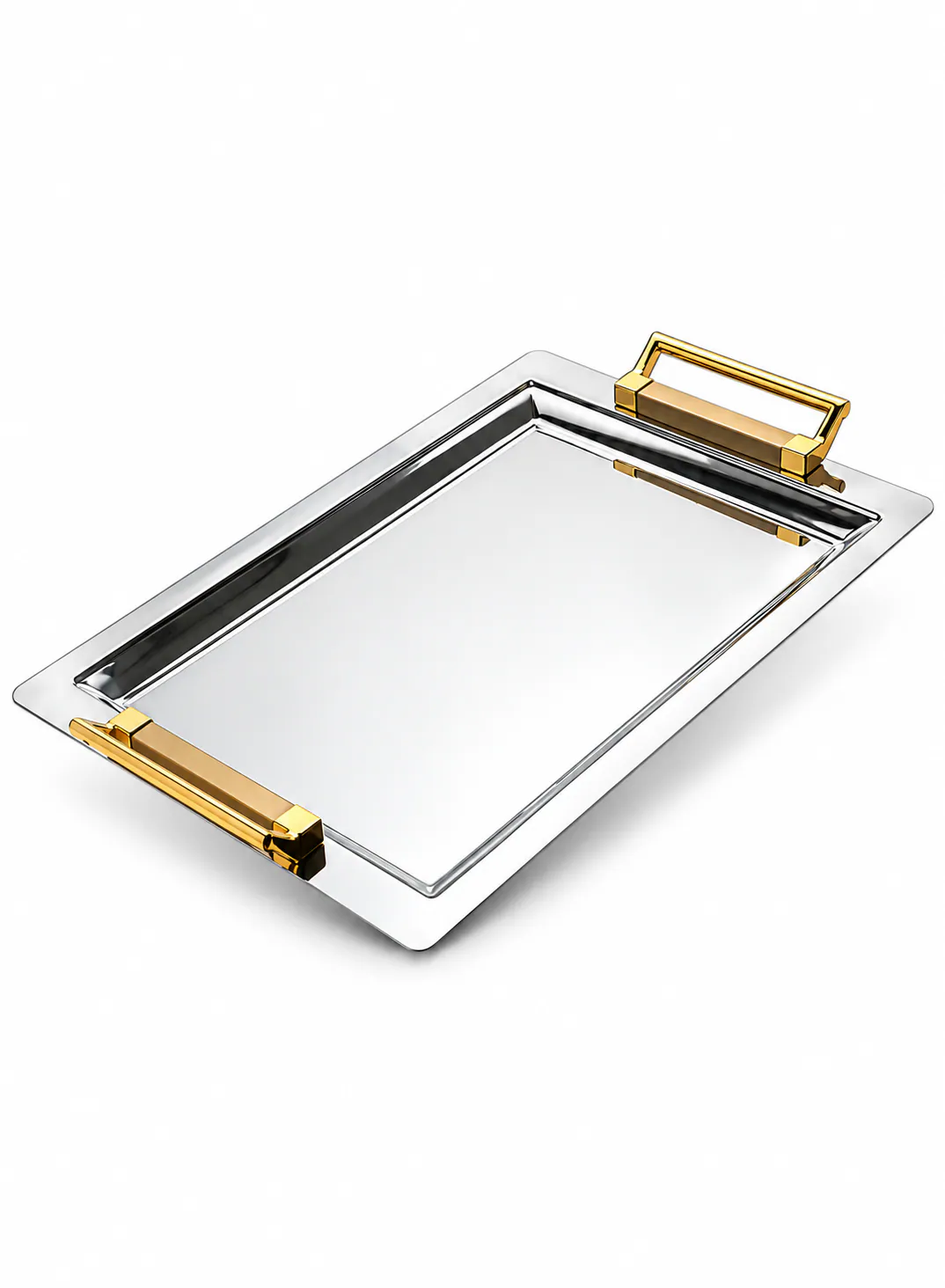 Dorsch Bench Gold Serving Tray | Modern Style & Elegant Presentation