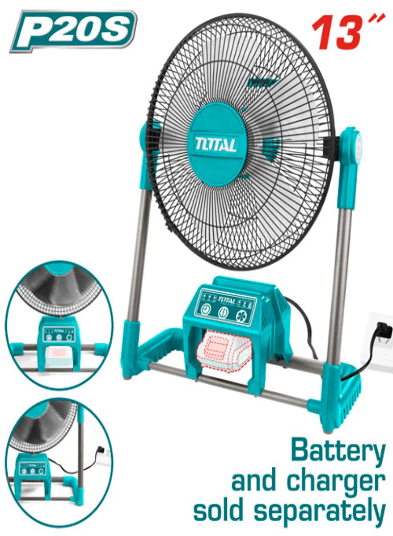 Total 20V 12" Cordless Fan (Tool Only)