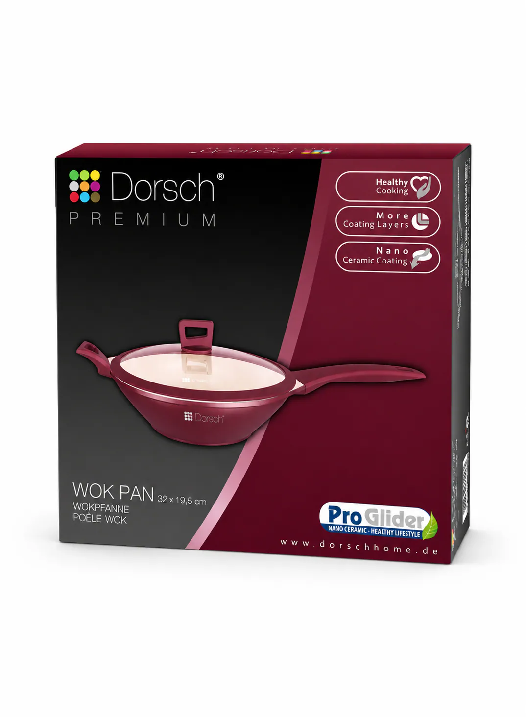 مقلاة عميقة بريميوم – Dorsch مقاس 28 سم 6