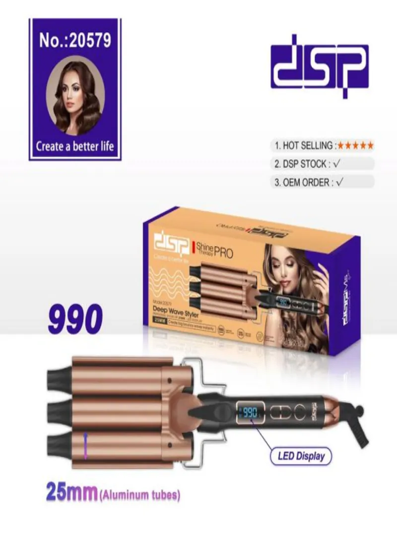 DSP 20579 Electric Hair Curler – 25mm 2