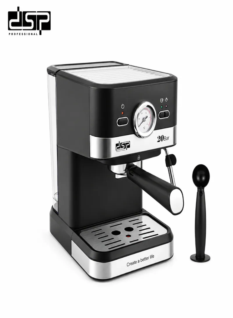 DSP KA3113 Espresso Coffee Maker – 20 Bar Coffee Machine, 1050W with 1.5L Water Tank 2