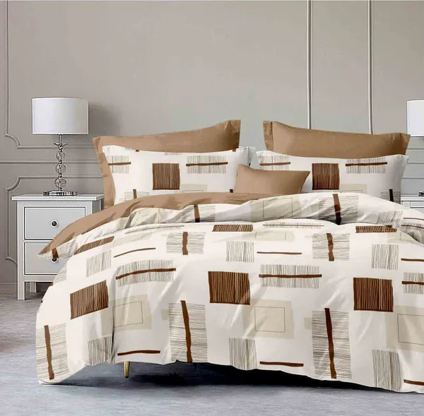 Luxury Soft Patterned Duvet Comforter Set –Elegant Design 🛏️-11