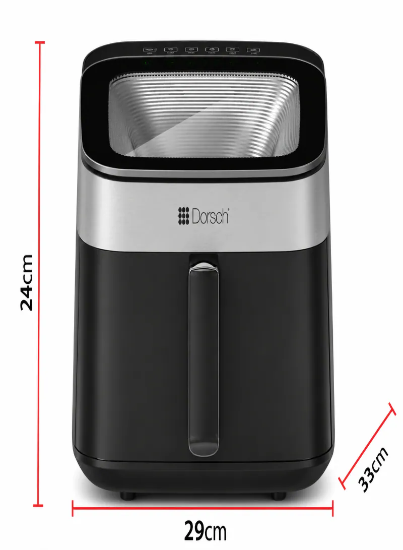 Dorsch Air Fryer Top View – 6.5L 2