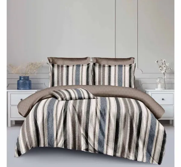 Luxury Soft Patterned Duvet Comforter Set –Elegant Design 🛏️-20