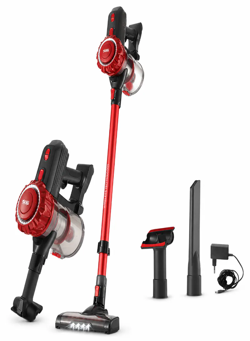 DSP KD2063 Cordless Vacuum Cleaner 150W – Lightweight Dual-Speed Vacuum with HEPA Filter & LED Floor Brush