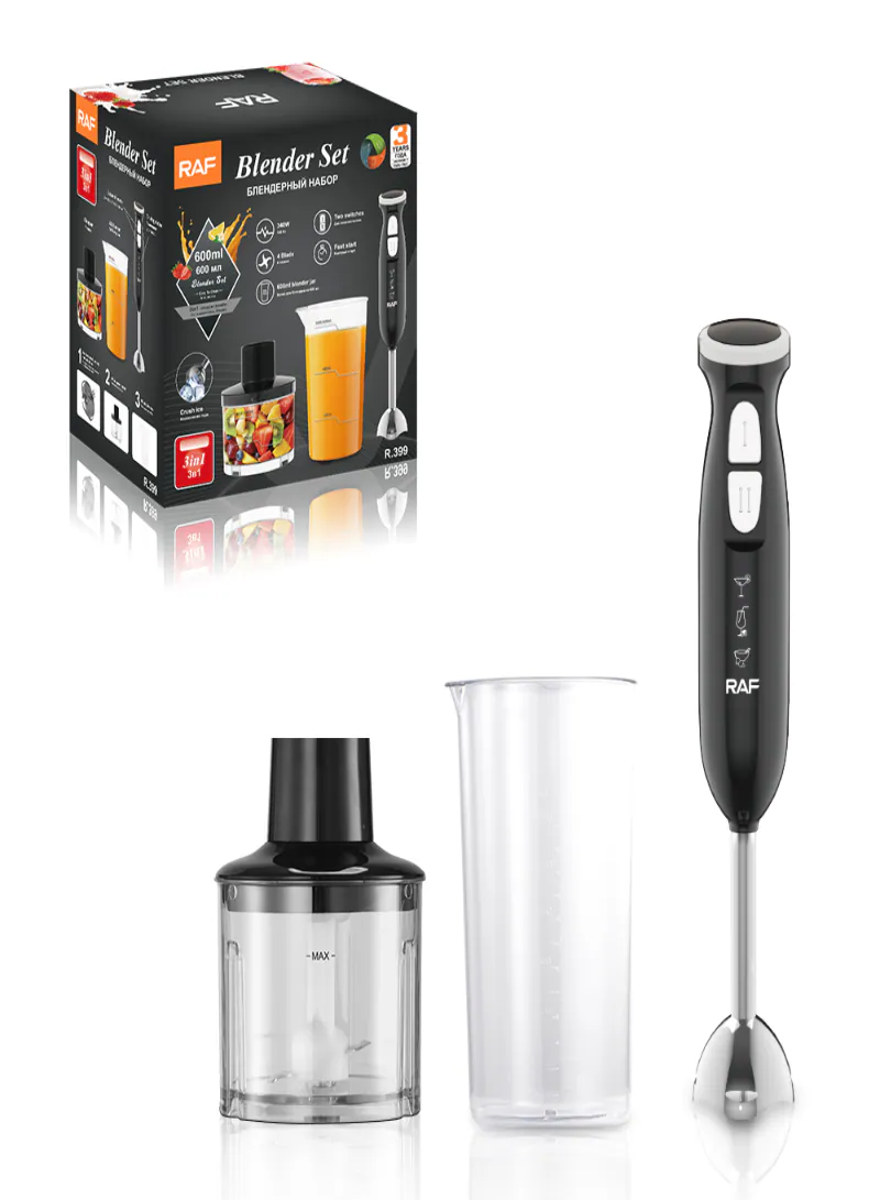 RAF 3-in-1 Kitchen Blender Set – 340W 5