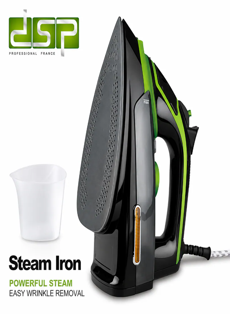 DSP KD1004 Steam Iron 2000W – Adjustable Steam Iron with Steam Burst, Self-Cleaning & Vertical Spray 4