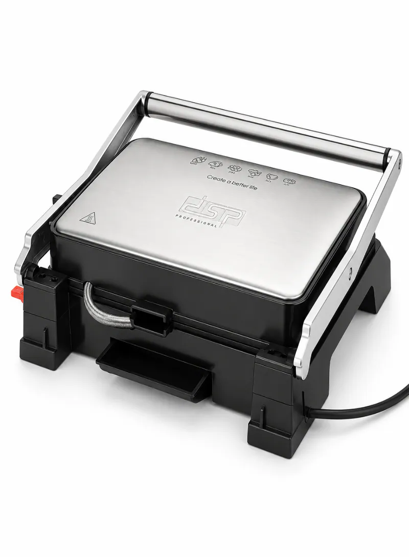 DSP KB1112 Electric Grill 2200W – Non-Stick Grill with 105°/180° Opening & Adjustable Thermostat 3