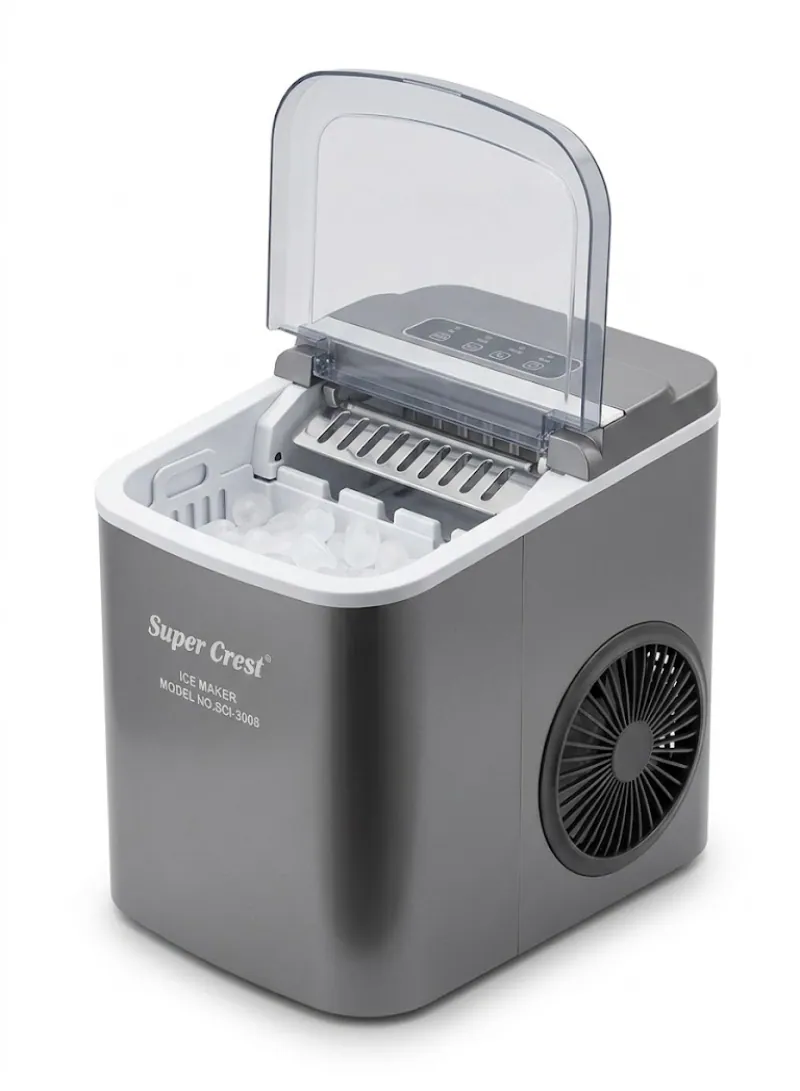 Super Crest Ice Maker Machine – Fast Automatic Ice Cube Maker