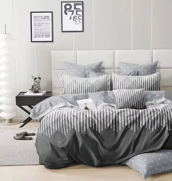 Luxury Soft Patterned Duvet Comforter Set –Elegant Design 🛏️-29