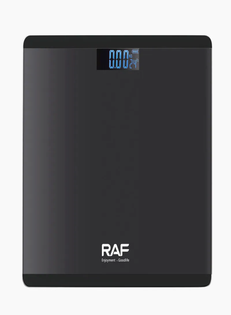 RAF R.10036 Digital Bathroom Scale – 180kg Glass Body Weight Scale with Digital Display