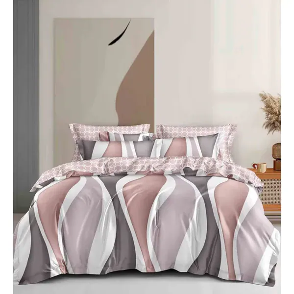 Luxury Soft Patterned Duvet Comforter Set –Elegant Design 🛏️-24