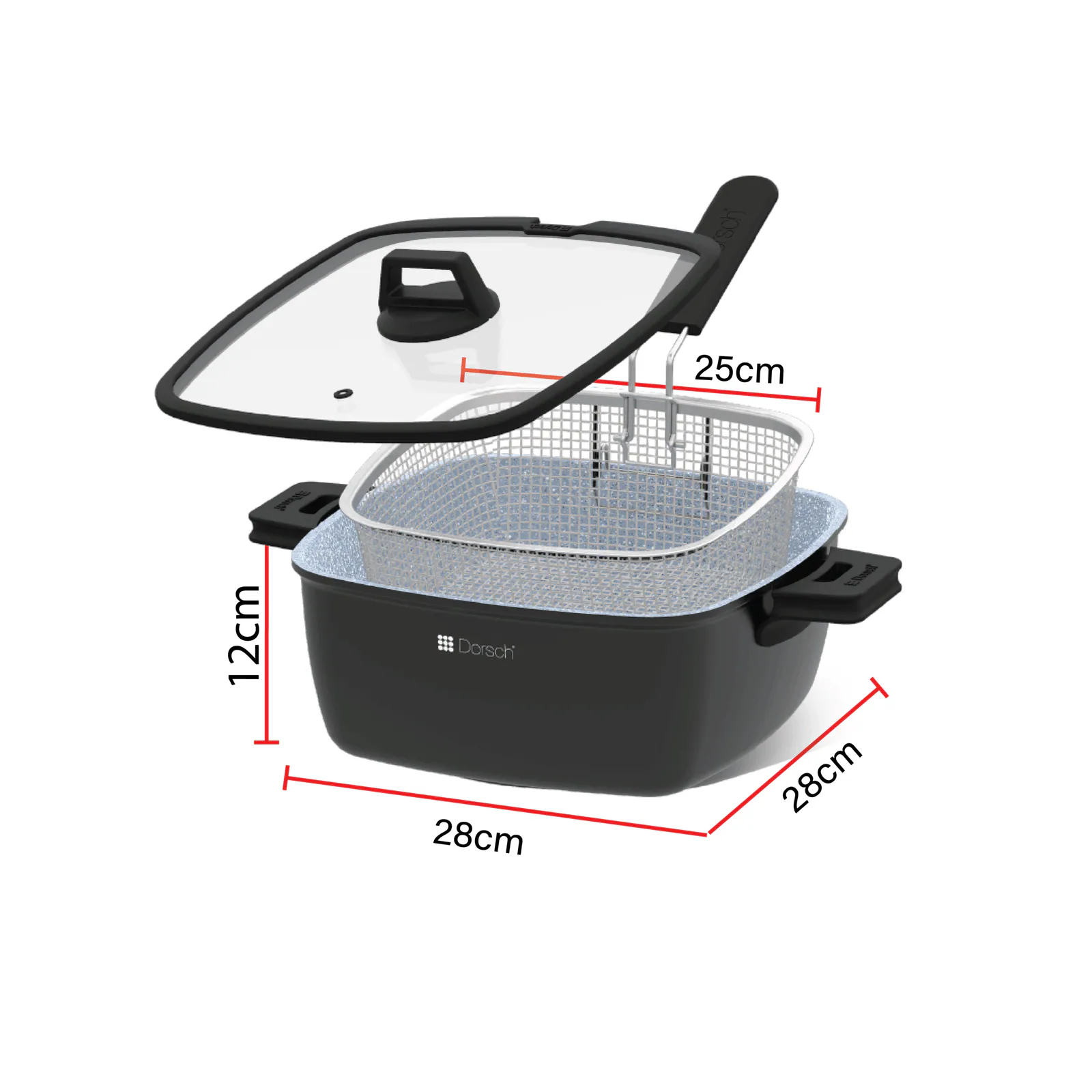 Dorsch Lifetime Frying Pot 28cm – 7.2L 2