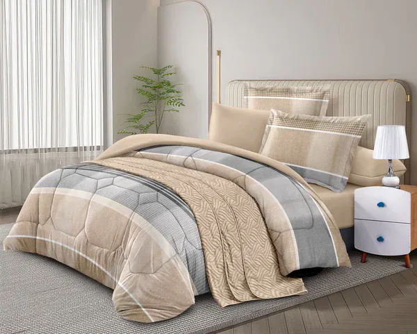 🛏️ Luxury Coverlet Set – 7 / 6 Pieces (Cotton Blend)-1